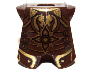 Minifigure Armor Breastplate with Leg Protection with LotR King Theoden Pattern