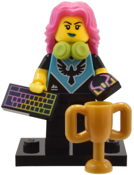 E-Sports Gamer, Series 25 (Complete Set with Stand and Accessories)