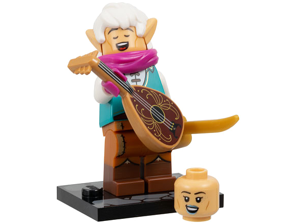Elf Bard, Dungeons & Dragons (Complete Set with Stand and Accessories)